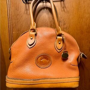 Dooney & Bourke Orange Leather Satchel